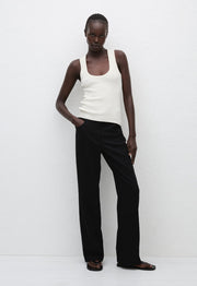 Ribbed Tank - Ecru - Matteau